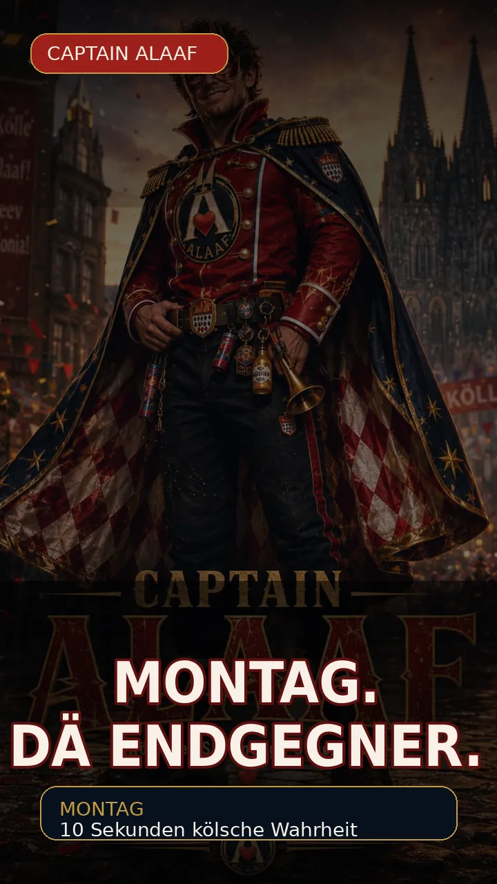 Montag-Endgegner Reaction Poster