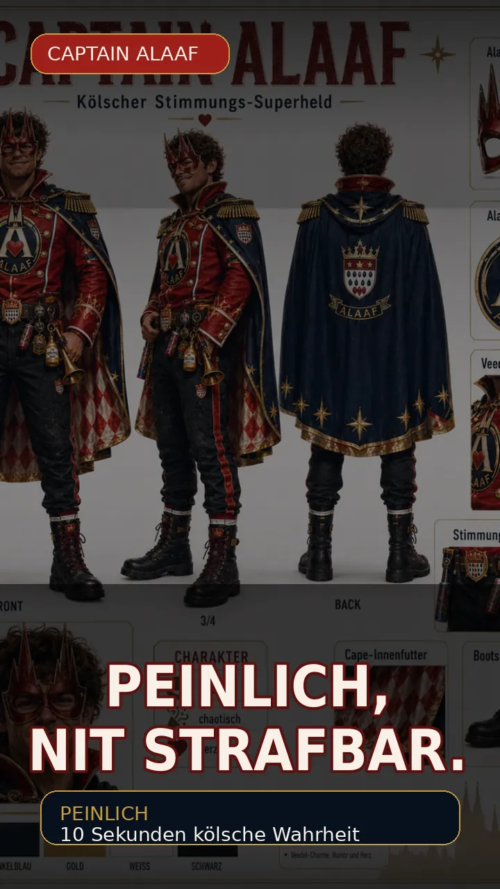 Peinlich, nit strafbar. Reaction Poster